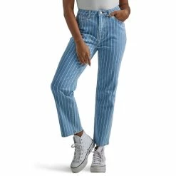Women's Wrangler High Rise Rodeo Straight Jeans 20 Women's Wrangler High Rise Rodeo Straight Jeans -Cuddl Duds SHOP 5698233 Stone Stripe
