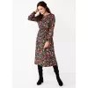Petite Croft & Barrow® Smocked Waist Midi Dress
