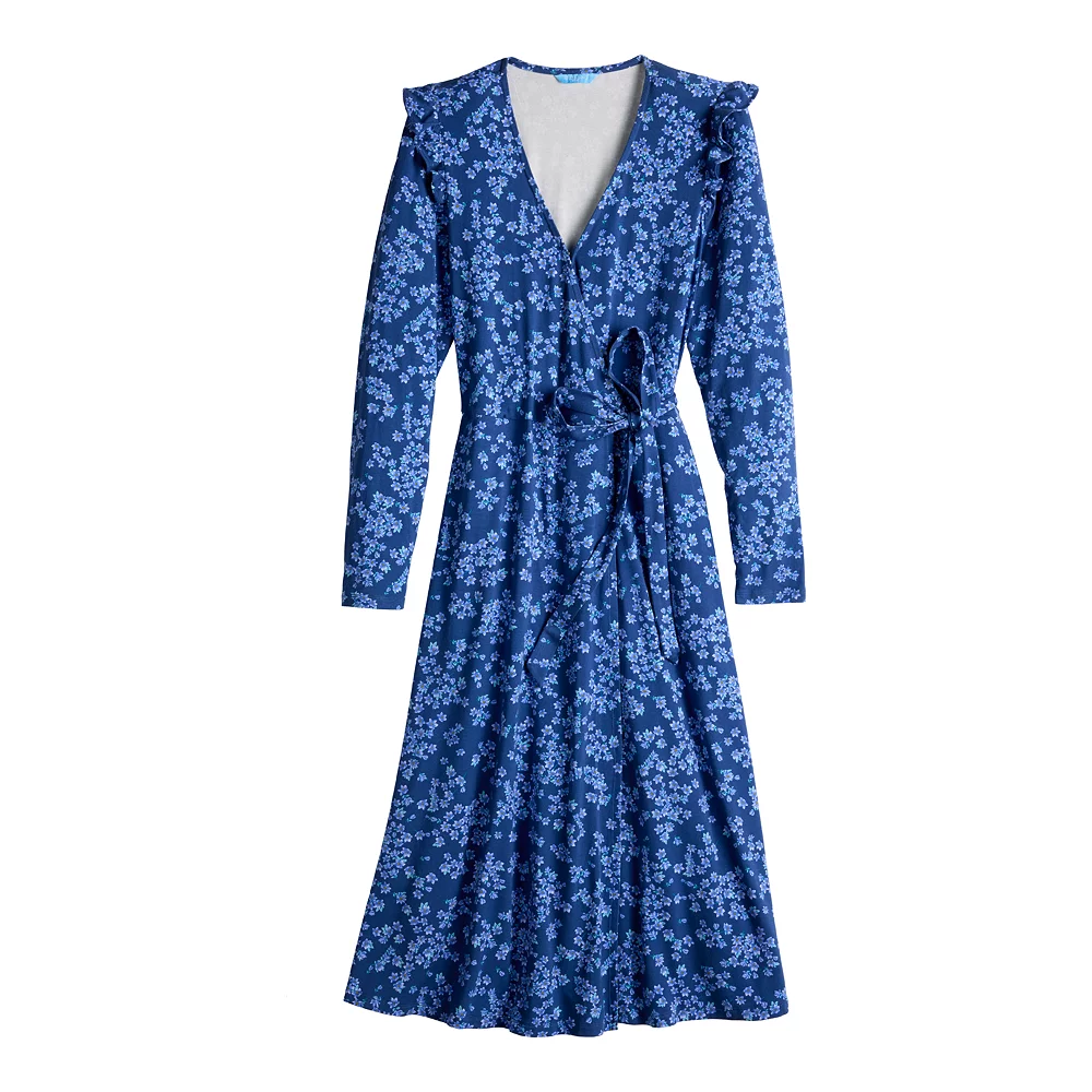 Women's DRAPER JAMES RSVP™ Side-Tie Floral Midi Dress 3 Women's DRAPER JAMES RSVP™ Side-Tie Floral Midi Dress - Image 3