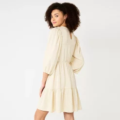 Alternative view of Women's DRAPER JAMES RSVP™ Tiered Skater Dress