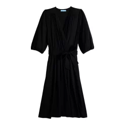 Women's DRAPER JAMES RSVP™ Tie-Front Fit & Flare Dress 5 Women's DRAPER JAMES RSVP™ Tie-Front Fit & Flare Dress -Cuddl Duds SHOP 5709188 ALT5