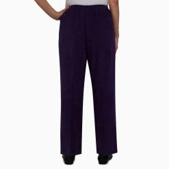 Women’s Alfred Dunner Classics Corduroy Pull-On Straight-Leg Pants -Cuddl Duds SHOP 5721175 ALT