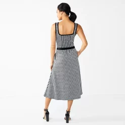 Alternative view of Women's DRAPER JAMES RSVP™ Sleeveless Knot-Waist Midi Dress