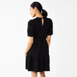 Alternative view of Women's DRAPER JAMES RSVP™ Short Sleeve Tiered A-Line Dress