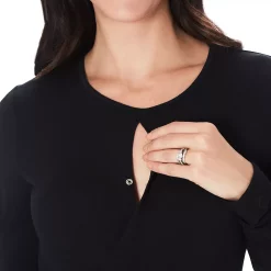 Maternity Cuddl Duds® Softwear with Stretch Wrap Front Top 13 Maternity Cuddl Duds® Softwear with Stretch Wrap Front Top -Cuddl Duds SHOP 5764834 ALT4