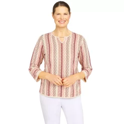 Women's Alfred Dunner Sorrento Vertical Texture Sweater