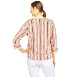Alternative view of Women's Alfred Dunner Sorrento Vertical Texture Sweater
