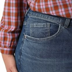 Plus Size Lee® Legendary Mid-Rise Boyfriend Jean -Cuddl Duds SHOP 5817217 ALT3