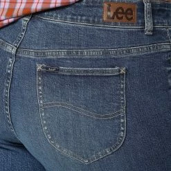 Plus Size Lee® Legendary Mid-Rise Boyfriend Jean -Cuddl Duds SHOP 5817217 ALT4