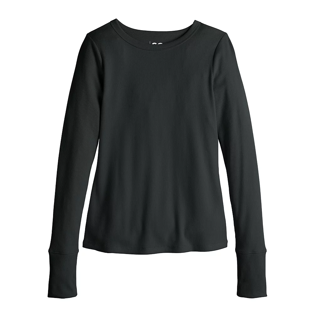 Juniors' SO® Slim Fit Long Sleeve Top 9 Juniors' SO® Slim Fit Long Sleeve Top - Image 9