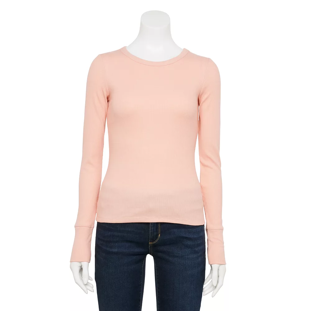 Juniors' SO® Slim Fit Long Sleeve Top 6 Juniors' SO® Slim Fit Long Sleeve Top - Image 6
