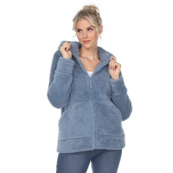 Alternative view of Women's White Mark Sherpa Hoodie