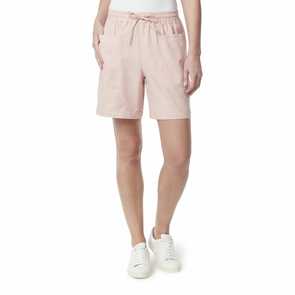 Women's Gloria Vanderbilt Jenna Linen Bermuda Shorts 3 Women's Gloria Vanderbilt Jenna Linen Bermuda Shorts - Image 3